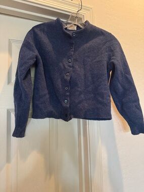 Vintage Pendleton Classic 100% Virgin Wool Blue Sweater Kids Size 38 Medium